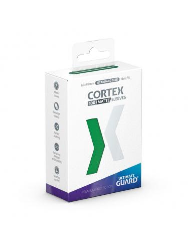 Ultimate Guard Cortex Sleeves Tamaño Estándar Verde Mate (100)