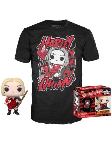 Set Funko POP & Tee DC Comics Escuadron Suicida Harley Quinn
