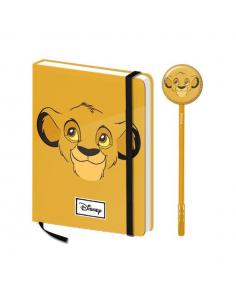El Rey León Libreta con bolígrafo Set de regalo Simba