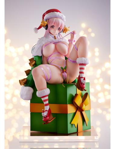 Super Sonico Estatua PVC 1/7 Super Sonico 10th Merry Christmas! 25 cm