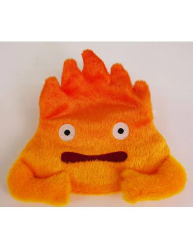 El castillo ambulante Llavero Monedero de Peluche Calcifer 12 cm