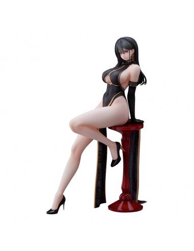 Original Character Estatua PVC Hayabusa Illustration Black China Dress-chan 16 cm