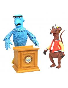 The Muppets Select Pack de 2 Figuras Sam the Eagle & Rizzo the Rat 13 cm - Embalaje dañado