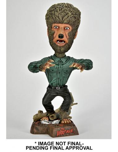Universal Monsters Cabezón Head Knocker Wolf Man 20 cm