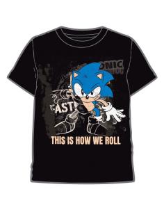 Camiseta Roll Sonic The Hedgehog infantil