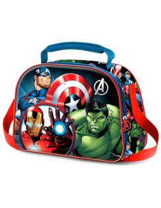 Bolsa portameriendas 3D Superhero Los Vengadores Avengers Marvel