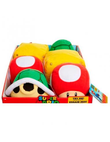 Expositor 6 Peluches Super Mario Bros sonido