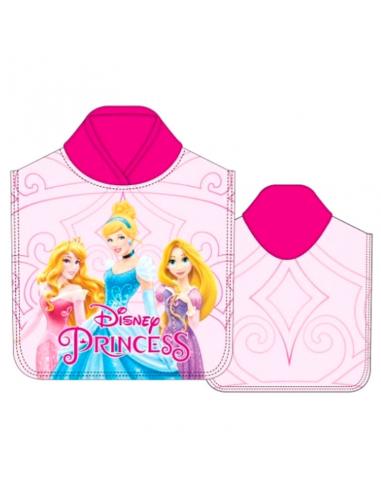 Poncho toalla Princesas Disney microfibra