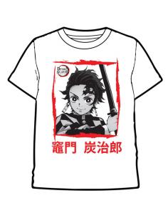 Camiseta Tanjiro Kamado Demon Slayer Kimetsu no Yaiba infantil