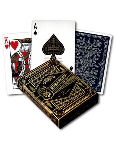 Baraja cartas Poker Theory Blue Monarchs