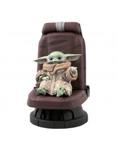 Star Wars The Mandalorian Estatua Premier Collection 1/2 The Child in Chair 30 cm - Embalaje dañado
