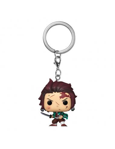 Demon Slayer: Kimetsu no Yaiba Llaveros Pocket POP! Vinyl Tanjiro (BD) 4 cm Expositor (12)