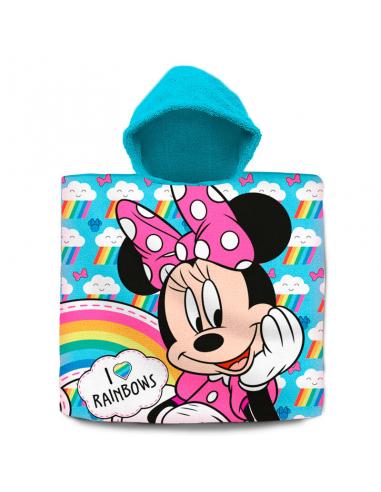 Poncho toalla Minnie Disney algodon