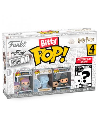 Blister 4 figuras Bitty POP Harry Potter Dumbledore