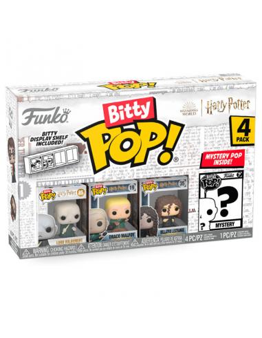 Blister 4 figuras Bitty POP Harry Potter Voldemort