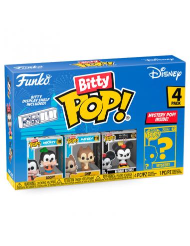 Blister 4 figuras Bitty POP Disney Goofy