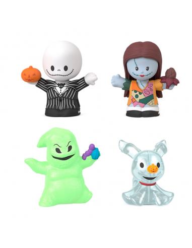 Blister 4 figuras Pesadilla Antes de Navidad Disney 7cm
