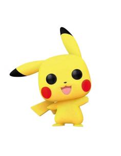 Pokémon POP! Games Vinyl Figura Pikachu Waving (Flocked) 9 cm