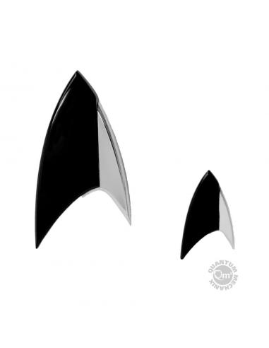 Star Trek Discovery réplica 1/1 Distintivo Black Badge magnético & Chapa