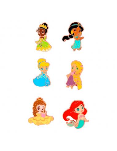 Disney Loungefly POP! Pin Chapas esmaltadas Princess Chibi 4 cm Surtido (12)