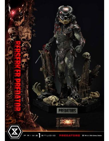 Predators Estatua Berserker Predator Deluxe Bonus Version 100 cm