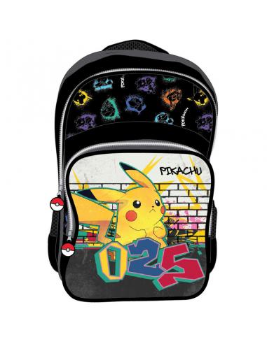 Mochila Pikachu Pokemon 42cm adaptable
