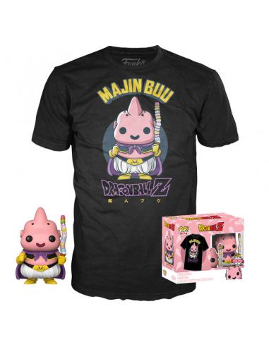 Set Funko POP &#38; Tee Dragon Ball Z Majin Buu Exclusive