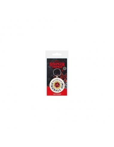 Stranger Things 4 Llavero caucho Fireball Him 6 cm
