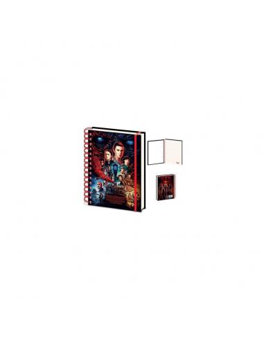Stranger Things 4 Libreta A5 Wiro Red Vecna