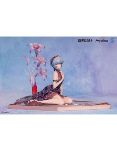 Evangelion Estatua PVC 1/7 Rei Ayanami: Whisper of Flower Ver. 15 cm
