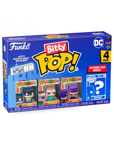 Blister 4 figuras Bitty POP DC Comics Batman Adam West