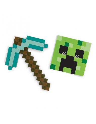 Mascara + Pico Minecraft
