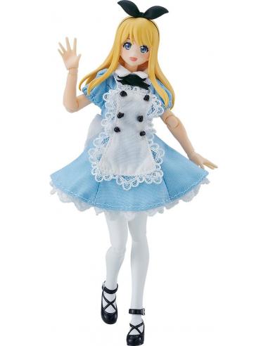 Original Character Figura Figma Female Body (Alice) with Dress and Apron Outfit 13 cm