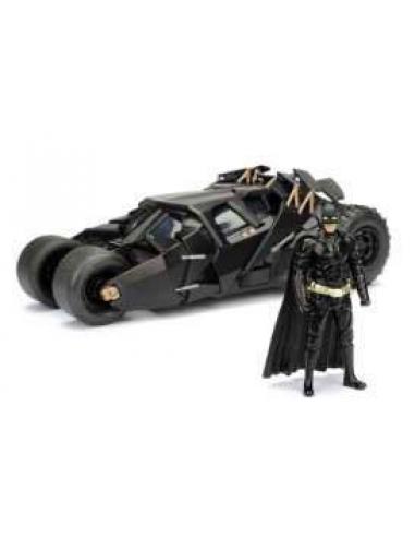Batman The Dark Knight Vehículo 1/24 2008 Batmobile con Figura