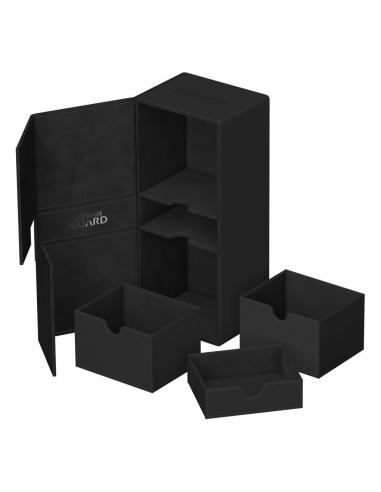 Ultimate Guard Twin Flip`n`Tray 266+ Xenoskin Negro