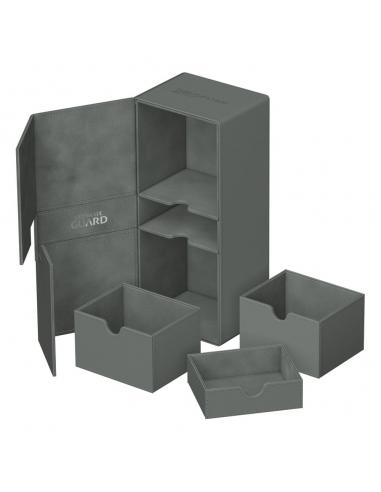 Ultimate Guard Twin Flip`n`Tray 266+ Xenoskin Gris