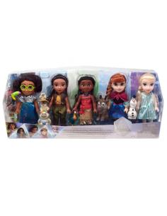 Blister 5 muñecas Princesas 100Th Anniversary Disney 15cm