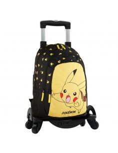 Mochila Pikachu Pokemon + Carro Toybags 44cm