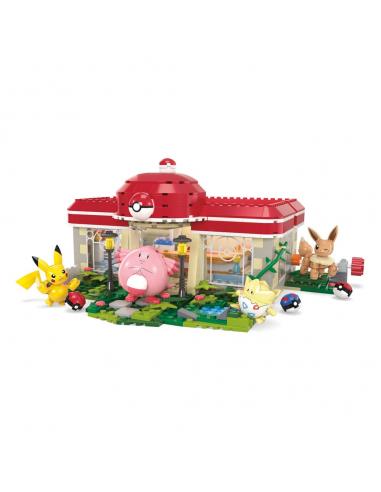 Pokémon Kit de Construcción Mega Construx Área de Servicio Pokémon en el Bosque