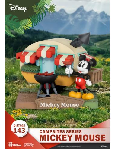 Disney Diorama PVC D-Stage Campsite Series Mickey Mouse 10 cm