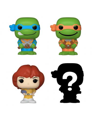 Les Tortues ninja Pack de 4 Figuras Bitty POP! Vinyl Leonardo 2,5 cm