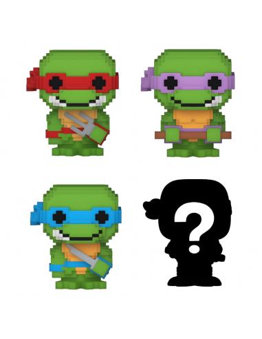 Les Tortues ninja Pack de 4 Figuras Bitty POP! Vinyl 8-Bit 2,5 cm