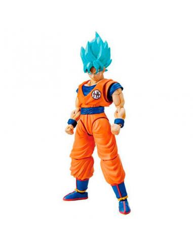 Figura Son Goku Super Saiyan God Saiyan Dragon Ball 14cm