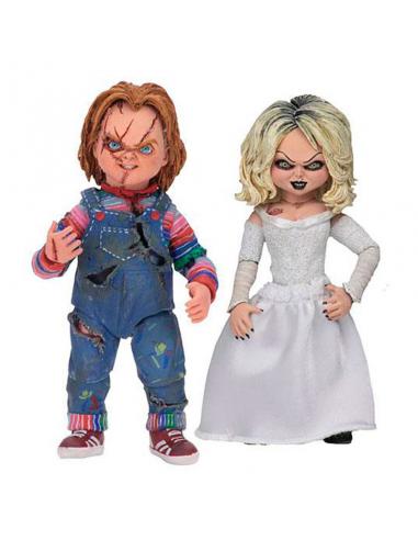 Figuras Chucky &#38; Tiffany La Novia de Chucky 10cm