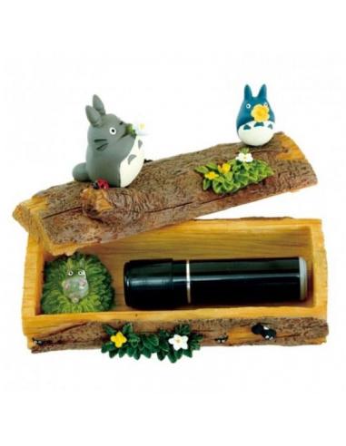 Mi vecino Totoro Diorama / Bote de almacenamiento Totoro Trumpet 8 cm
