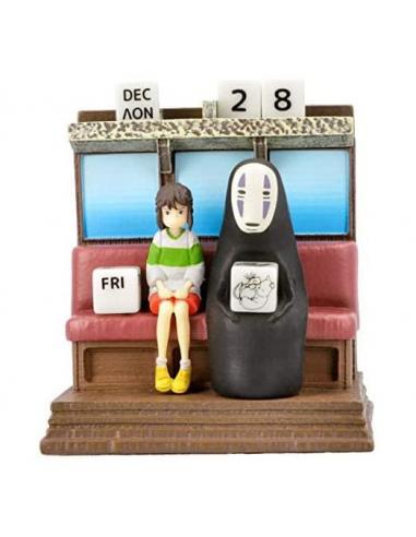 El viaje de Chihiro Estatua Three-wheeler Diorama / Calendar Take Unabara Train 11 cm