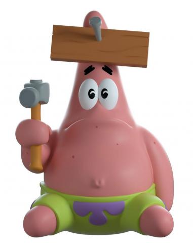 Bob Esponja Figura Vinyl Nail on Head Patrick 10 cm