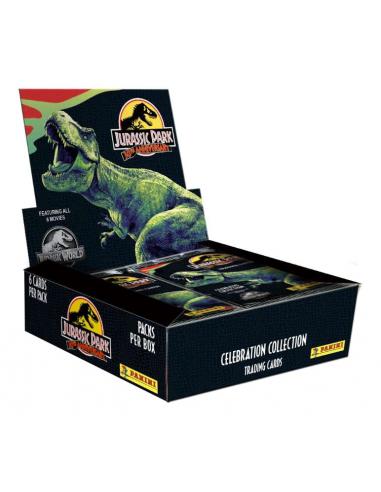 Jurassic Park Cartas Coleccionables 30th Anniversary Trading Card Collection Flow Packs Expositor (24)