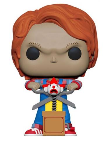 Chucky el muñeco diabólico Funko POP! Movies Vinyl Chucky w/Buddy & Giant Scissors 9 cm
