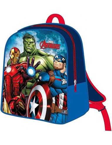 Mochila 3D Avengers Marvel 31x25x10cm.